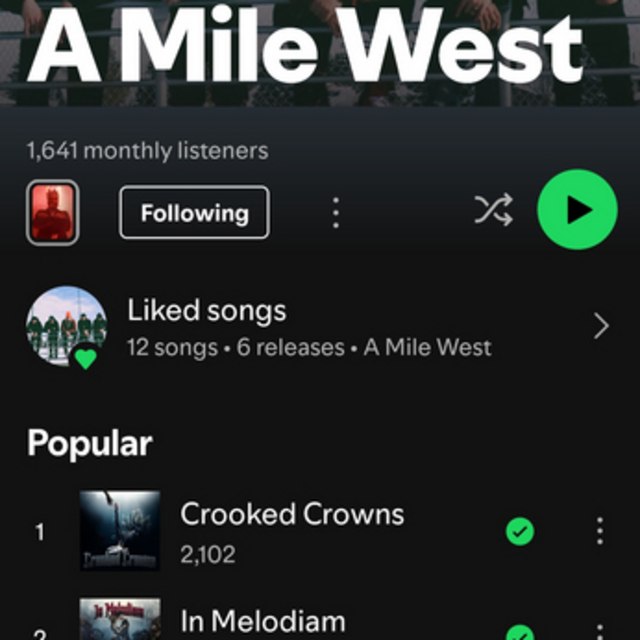 A Mile West