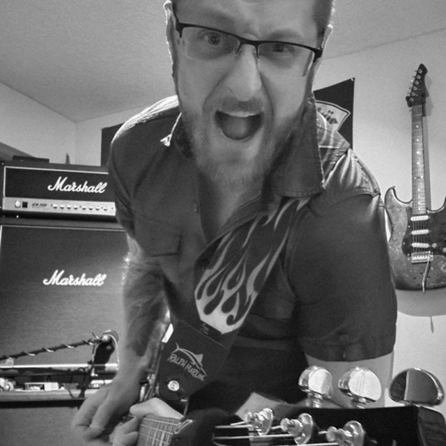 LPs and a Marshall